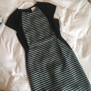 J Crew Striped Suiting Dress